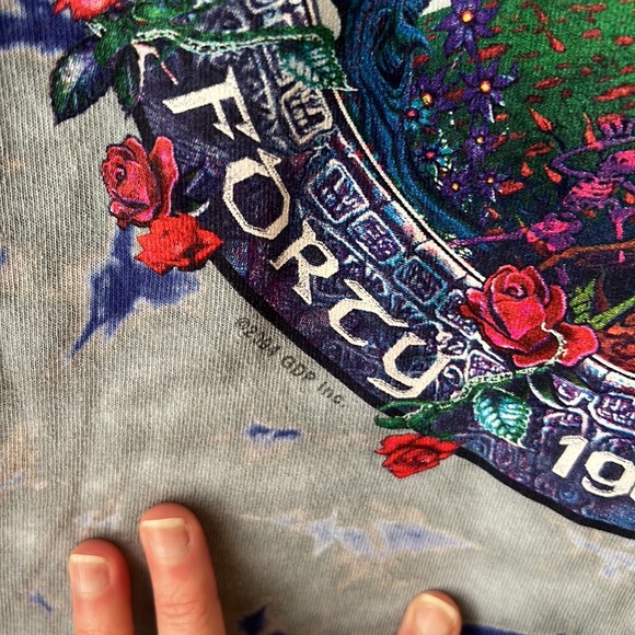 Grateful Dead 1965-2005 Forty Years Tie Dye Graphic T-Shirt Men's Medium. - Picture 5 of 12